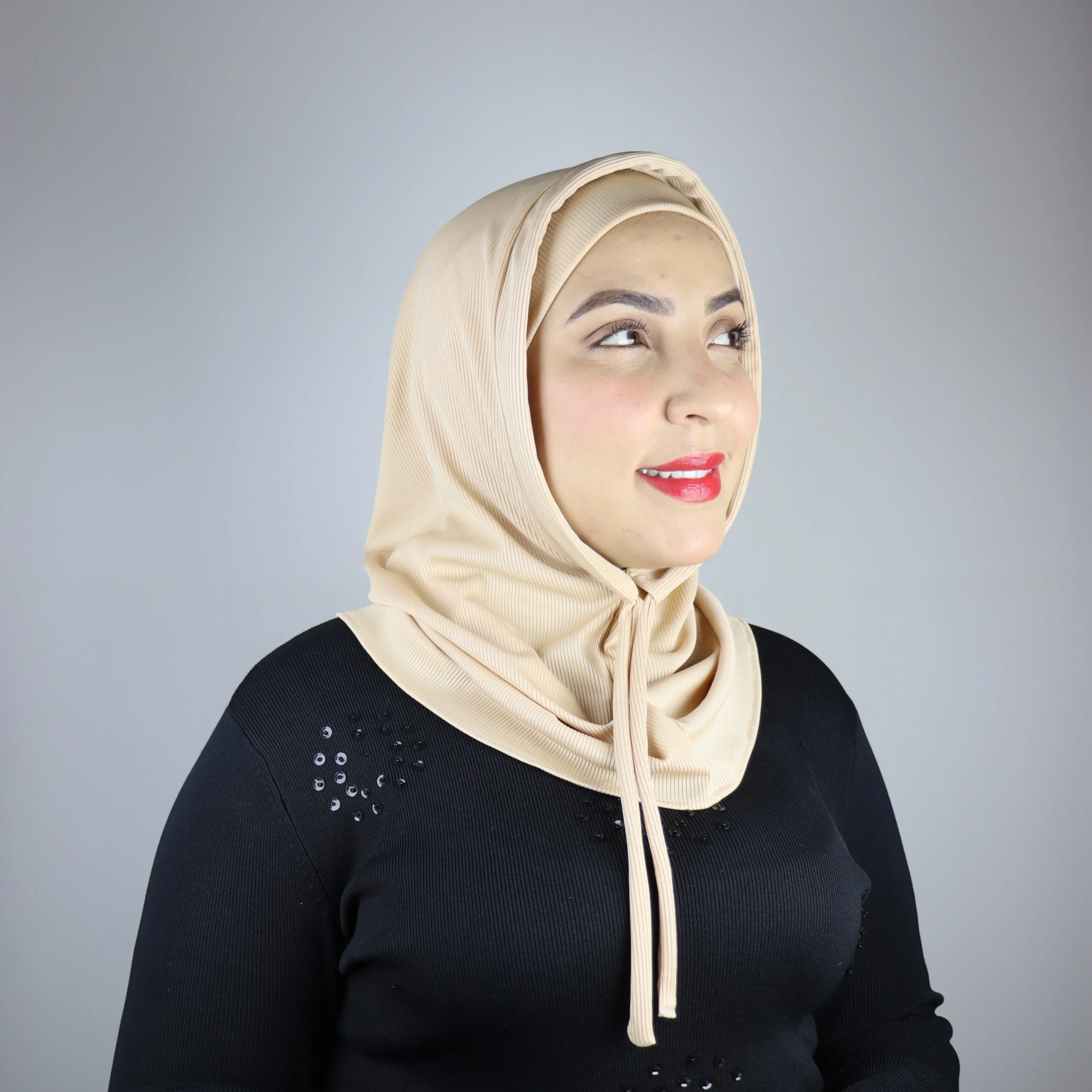 Two-piece hood turban with closed neck - Image 3