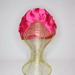 Turban Satin Rose Fuchsia