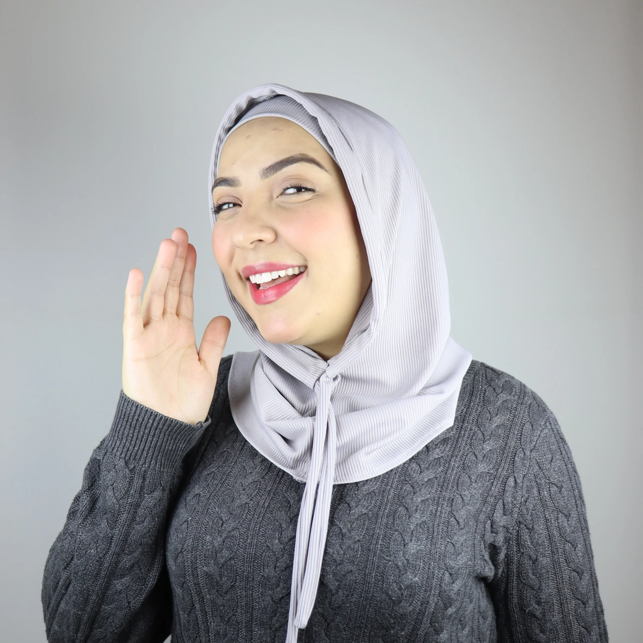 Two-piece hood turban with closed neck - Image 5
