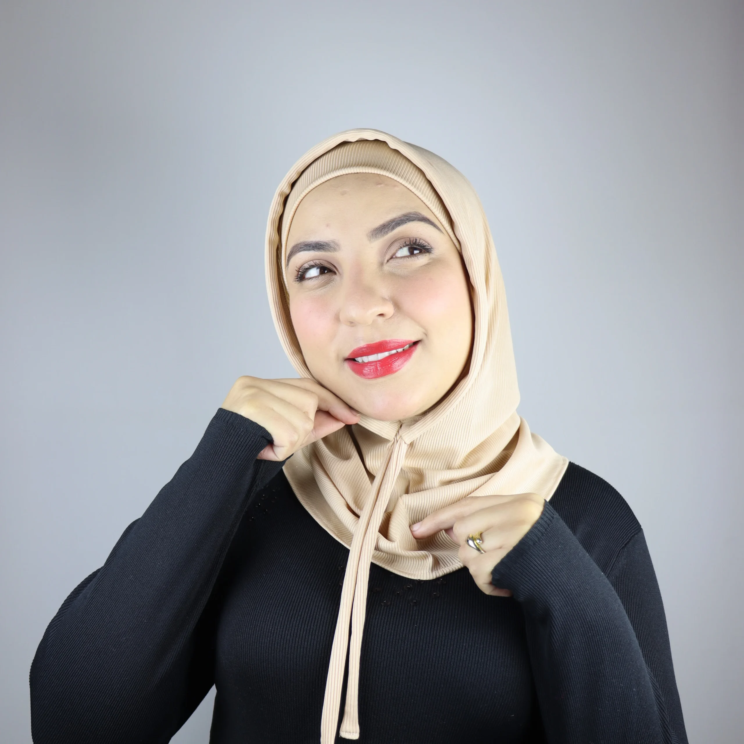 Two-piece hood turban with closed neck - Image 2
