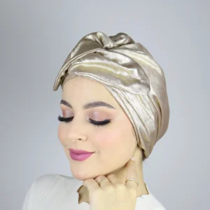 Gold Semi Wire turban