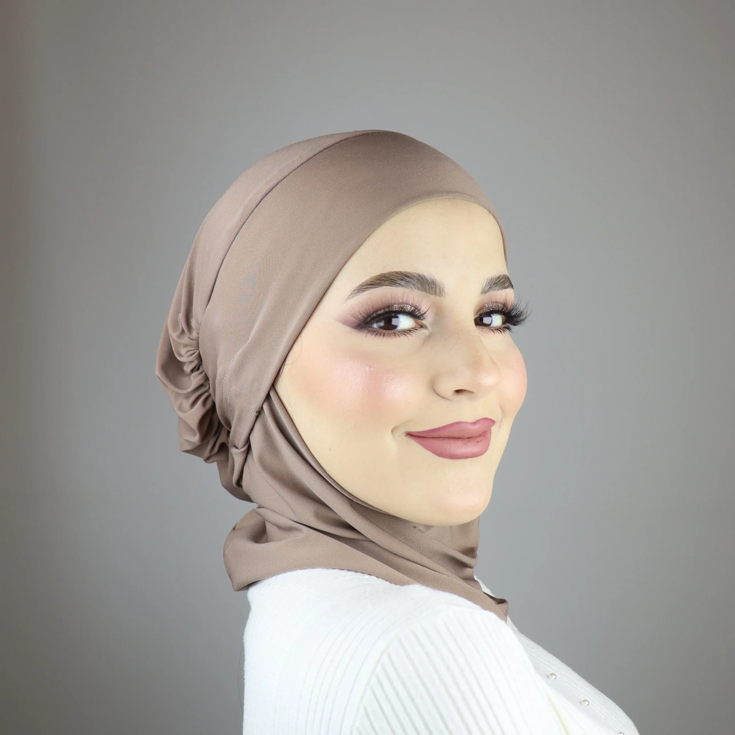 Turban froncé ou casquette ajustable et cache-cou 2 ou 3 pièces – Image 18