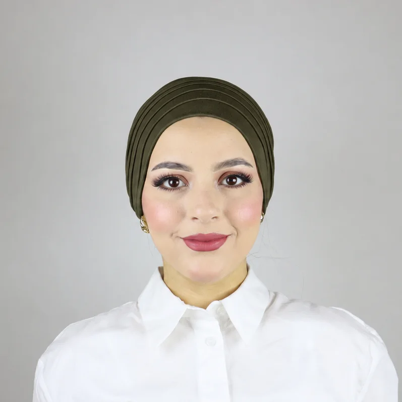 Turban été Multiplis 100% Coton Ajustable – Image 7